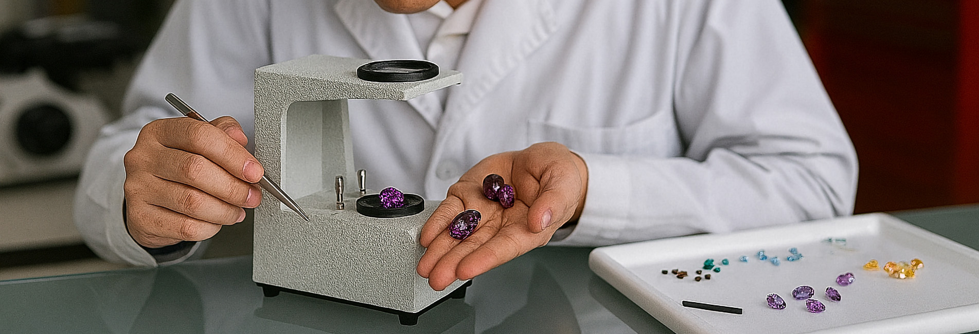 Gemstone Polarimeter